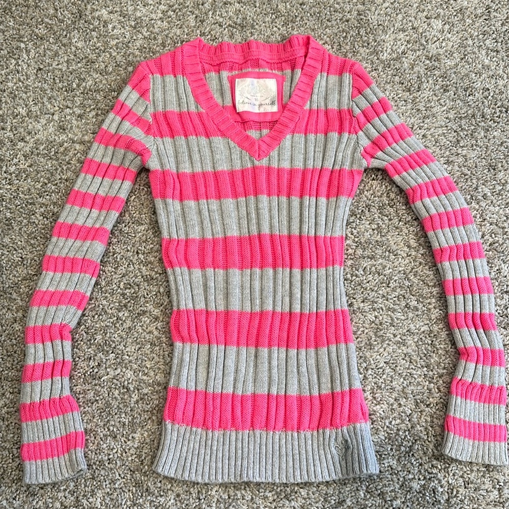 Justice V Neck Sweater